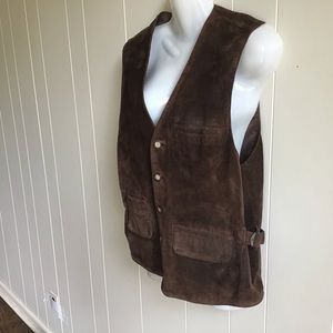 Vintage Genuine Suede Leather Vest